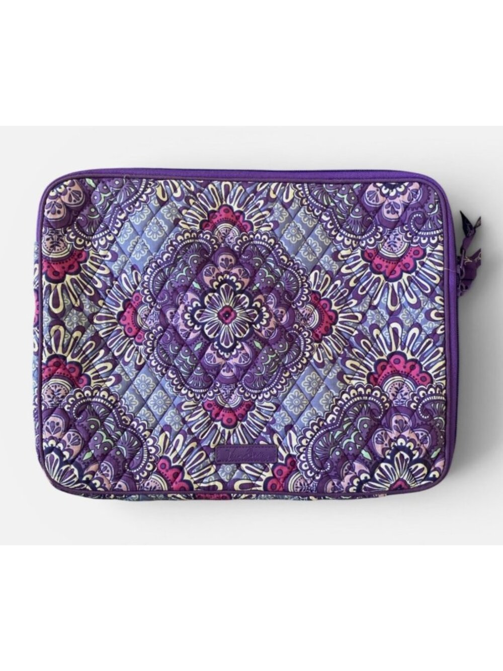 Vera Bradley Laptop Sleeve Lilac Tapestry 15” x 12”
